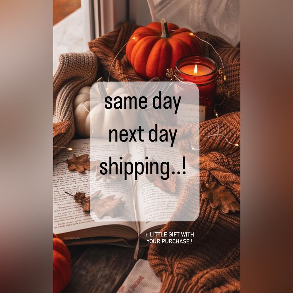 Same or next day shipping! 🌷